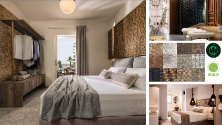 Eco-friendly Cocomosaic tiles