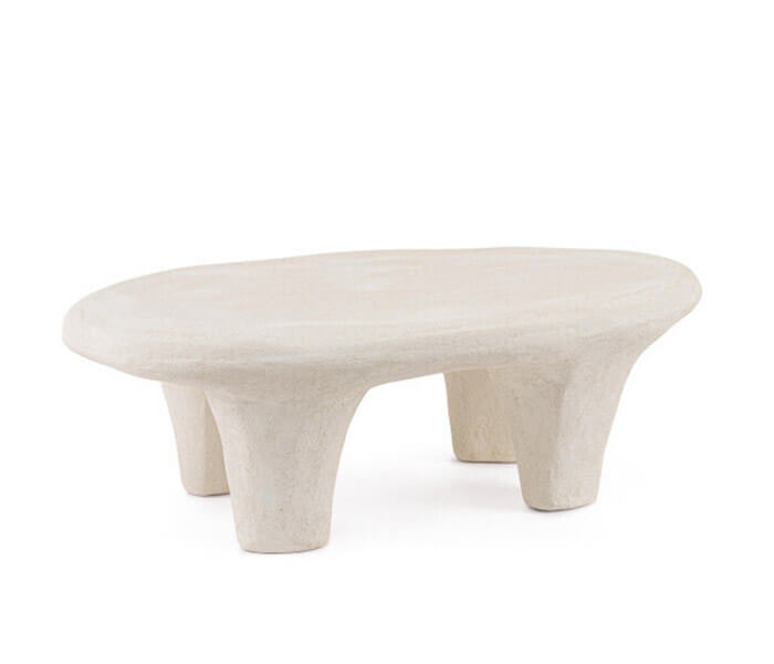 01.7009.0412: Coffee table ρητίνη, φινίρισμα αμμοβολή