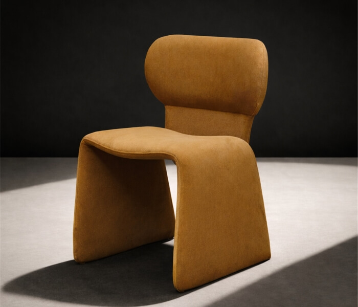 01.7075.0018: Καρέκλα, ύφασμα soft touch mohair