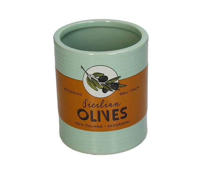 02.7138.0024: Βάζο κεραμικό, olives