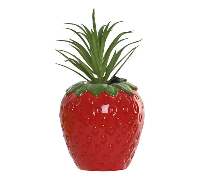 02.7308.0198: Γλαστράκι κεραμικό με λουλούδια