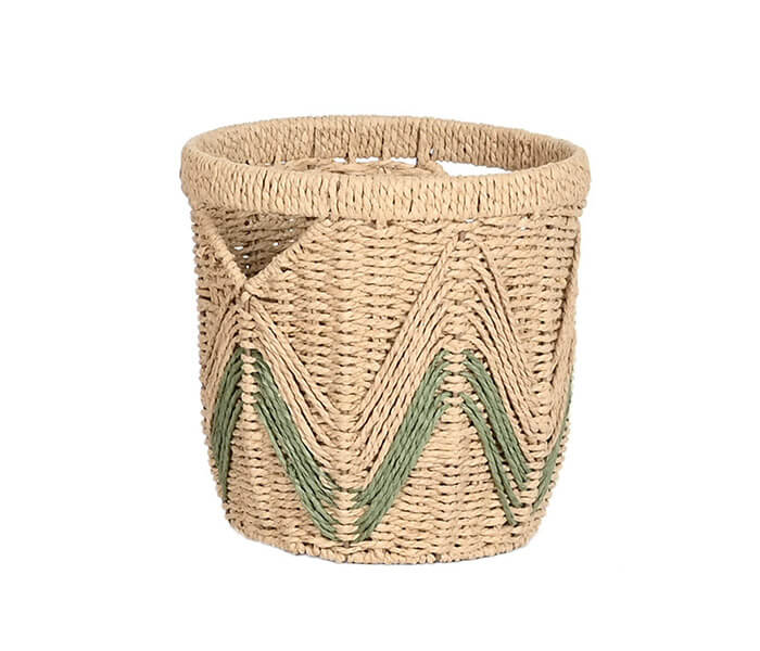 09.7308.0145: Καλάθι rattan natural πράσινο