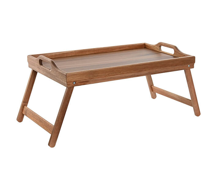 14.7308.0097: Δίσκος σερβιρίσματος, ξύλο ακακία, πόδια αναδιπλούμενα