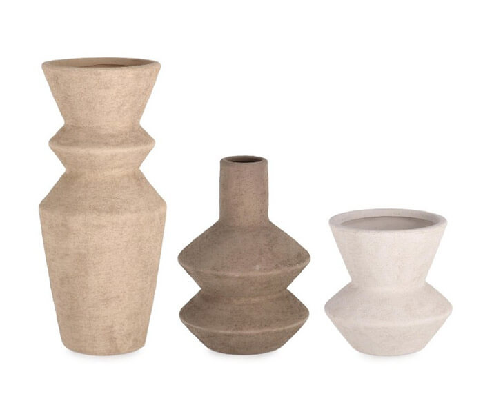 15.7009.0586: Set 3 βάζα stoneware (Δ.11, 11Υ - Δ.11, 16Υ - Δ.10 - 24Υ)