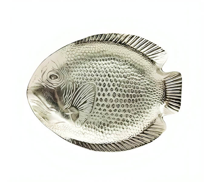 15.7050.0055: Διακοσμητική πιατέλα ψάρι, nickel