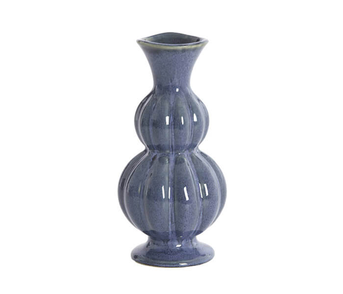 15.7277.0131: Βάζο κεραμικό μπλε 