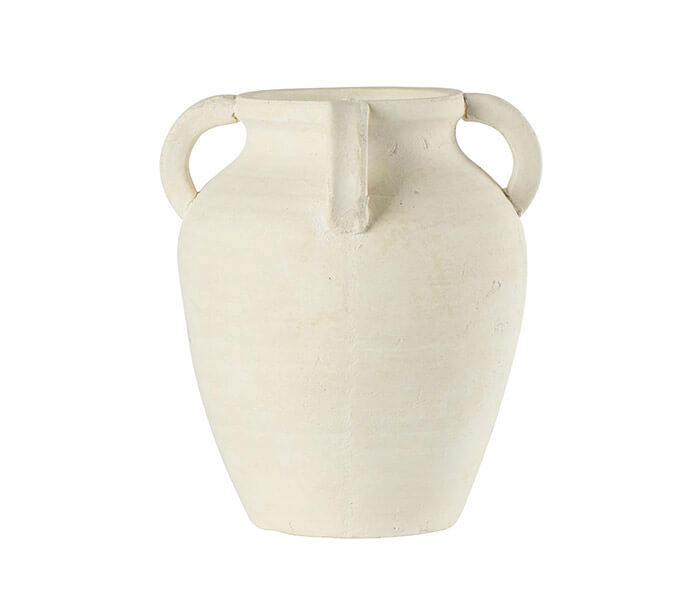 15.7278.0069: βάζο terracotta λευκό