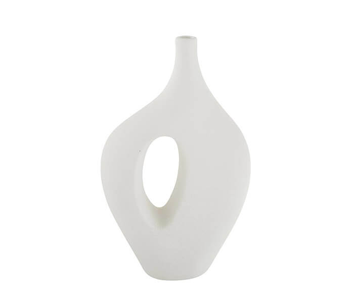 15.7278.0089: Βάζο terracotta λευκό