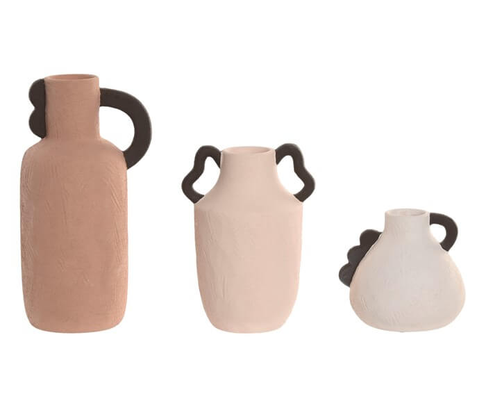 15.7308.0955: Set 3 βάζα stoneware (Δ.13, 25Υ - Δ.14, 18Υ - Δ.12 - 11Υ)