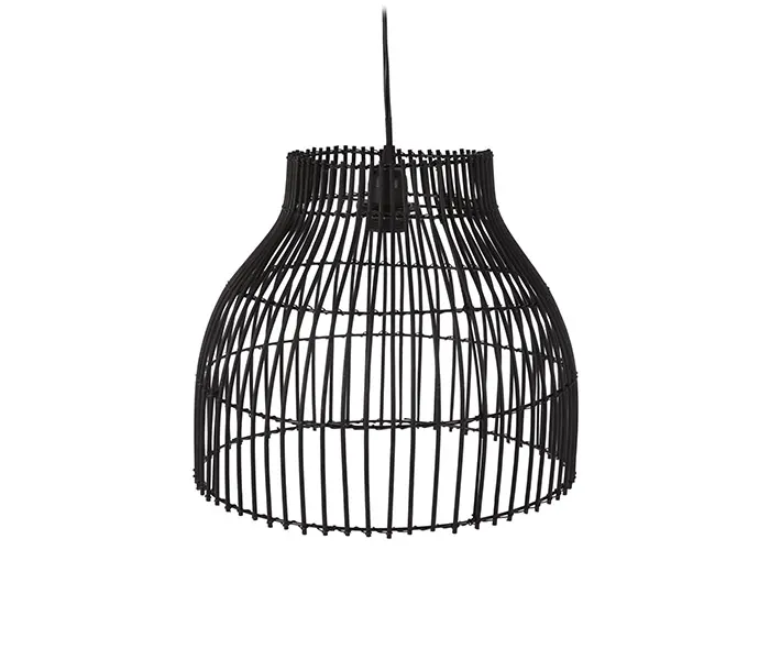 16.7281.0019: φωτιστικό οροφής bamboo μαύρο