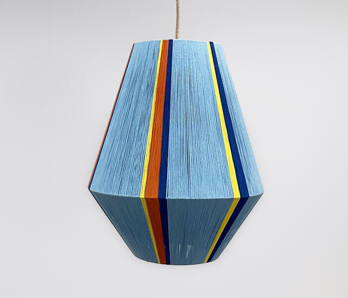 16.7339.0131: φωτιστικό οροφής rope σιέλ