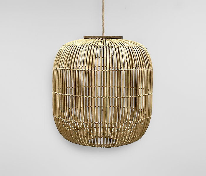 16.7339.0141: φωτιστικό οροφής rattan, ξύλο teak