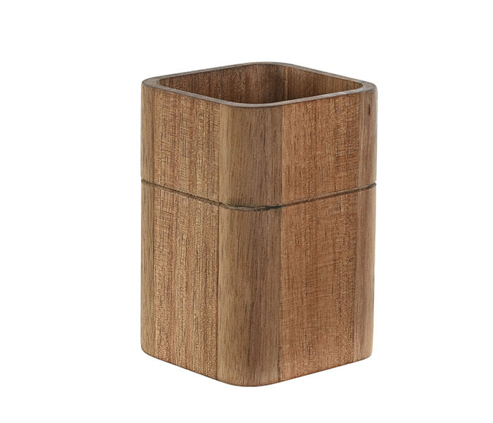 17.7308.0281: Ποτήρι για οδοντόβουρτσες ξύλο ακακία