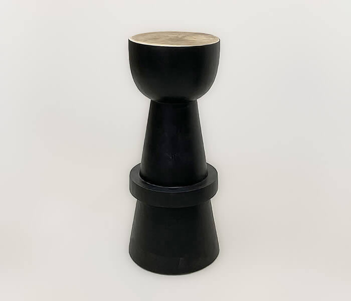 21.7339.0139: Stool υψηλό, ξύλο suar. Μόνο 1 τεμάχιο