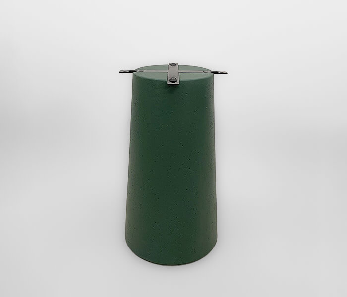 21.7378.0080: Δ.30/40 Bάση τραπεζιού Fiber Cement Lavastone finishing, (Διάμετρος βάσης 30-40εκ.)