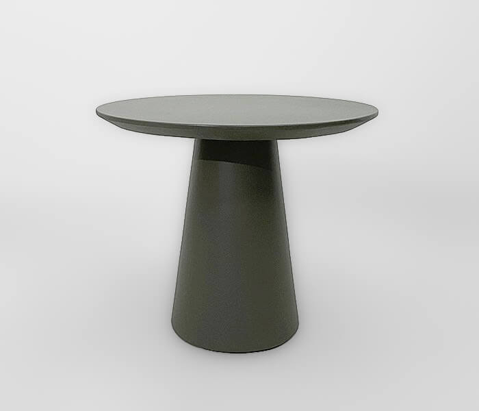 21.7378.0081: Δ.70, 60Υ τραπέζι  in-out, βάση κώνος fiber cement, αδιάβροχο, matt finish