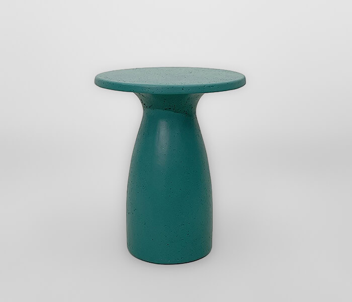 21.7378.0088: side table in-out, fiber-cement , lava stone finish, αδιάβροχο 
