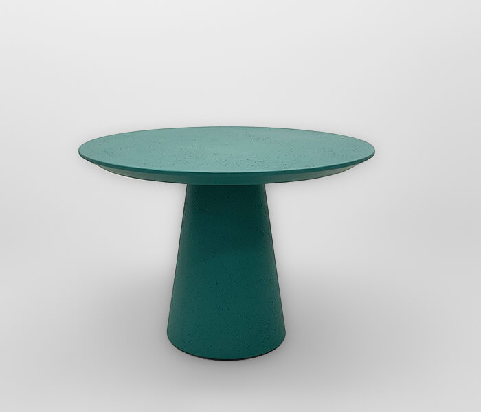 21.7378.0094: Coffee table in-out, fiber cement, light lava finish