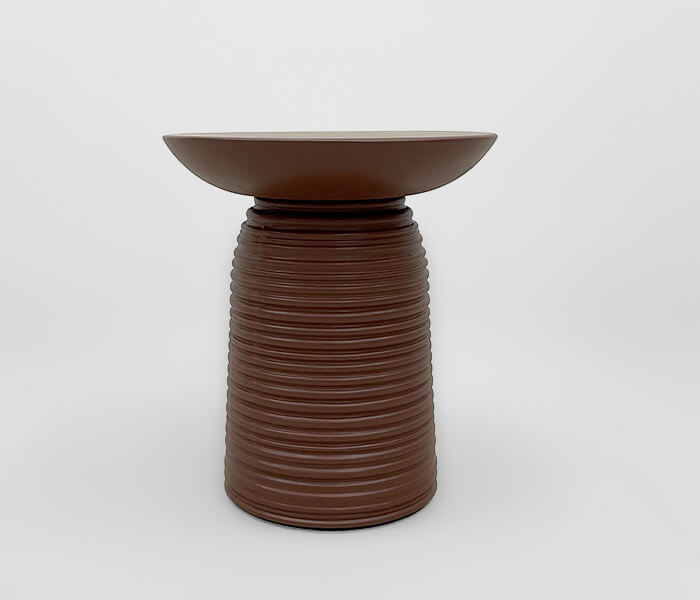 21.7378.0107: Side table fiber cement, matt finish