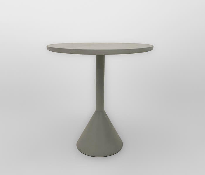 21.7378.0119: Τραπέζι in-out fiber cement , matt finish,  χρώμα γκρι