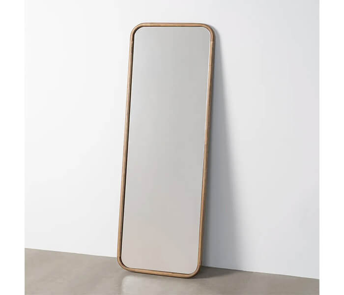 22.7234.0109: καθρέπτης φυσικό ξύλο (πάχος 2,5εκ)