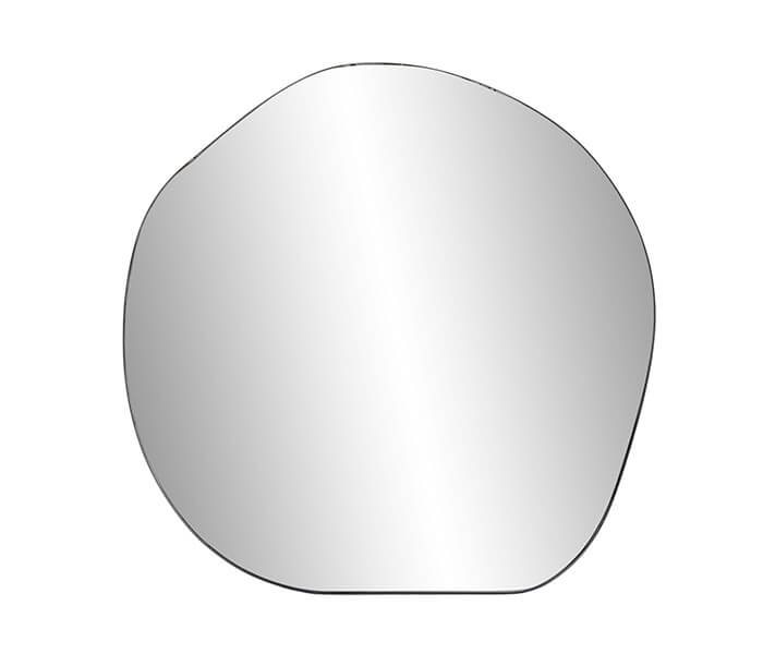 22.7308.0173: καθρέπτης μέταλλο μαύρος (πάχος 1,5εκ)