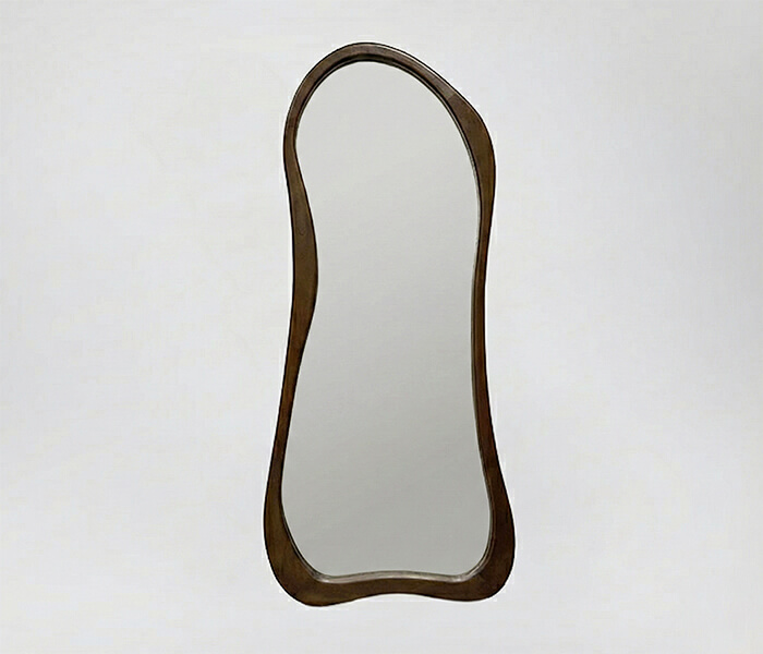 22.7339.0032: καθρέπτης ξύλο Teak, καφέ