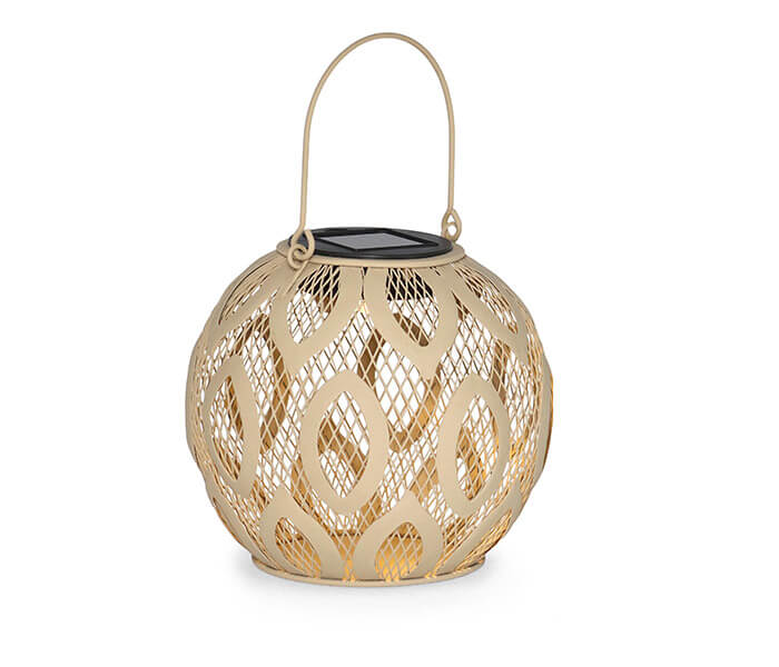 31.7009.0086: Ηλιακό φαναράκι μέταλλο, λειτουργεί με solar panel