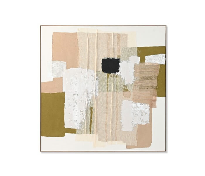 32.7308.1062: Πίνακας καμβάς - γάζα ανάγλυφος με κορνίζα (πάχος 5,2εκ)