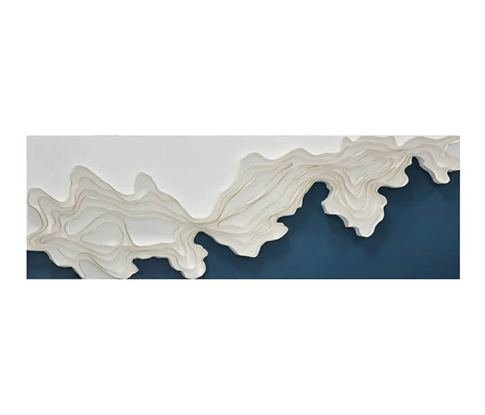 32.7308.1093: πίνακας καμβάς 3d ανάγλυφος με papier mache