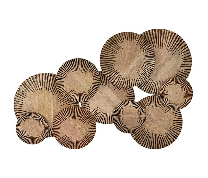 32.7308.1105: διακοσμητικό τοίχου, ξύλο mango