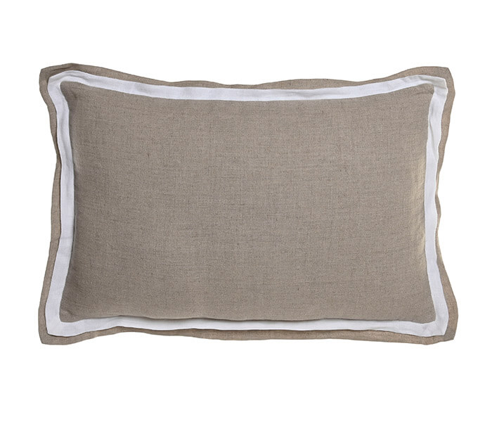 36.7308.0399: Διακοσμητικό μαξιλάρι λινό natural (φερμουάρ)