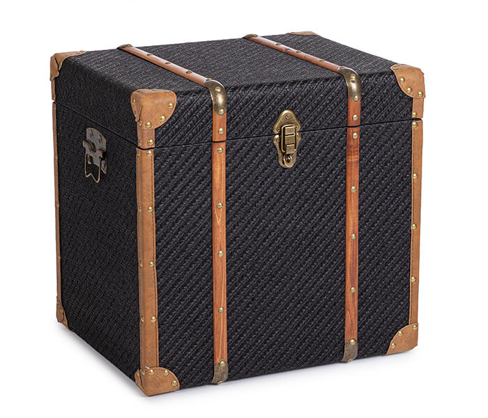 50.7009.0493: Μπαούλο ξύλο - συνθετικό δέρμα