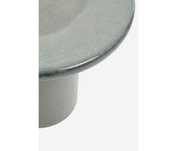 01.7009.0421: Side table indoor, κεραμικό επισμαλτωμένο, glossy φινίρισμα, χειροποίητο. Χρώμα πράσινο.