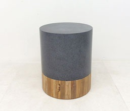 01.7022.0001 - Side table indoor, fiber cement -  ξύλο teak
