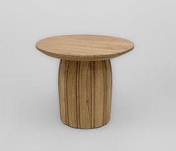 01.7149.0207 - side table indoor, ξύλο Mindi χρώμα Natural
