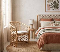 01.7149.0211: Πολυθρόνα Rattan με αποσπώμενο μαξιλάρι καθίσματος