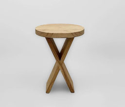 01.7149.0217 - Side table ξύλο Mindi (καπάκι πάχος 4εκ.)
