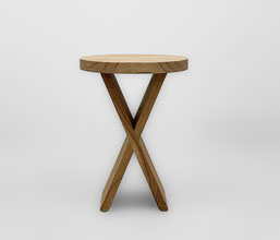 01.7149.0217: Side table ξύλο Mindi (καπάκι πάχος 4εκ.)