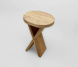 01.7149.0217: Side table ξύλο Mindi (καπάκι πάχος 4εκ.)