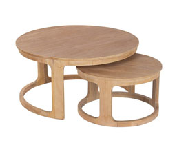 01.7308.0339: Coffee tables set2, ξύλο mango (Δ.90Χ45Υ & Δ.60Χ35Υ)