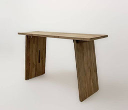 01.7313.0006 - κονσόλα ξύλο recycled Teak, καπάκι πάχος 3εκ.
