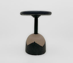 01.7317.0087: side table in-out wicker, ξύλο mungur 