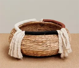 09.7075.0003: Centerpiece, ψάθα - βαμβάκι