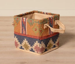 09.7075.0005: Καλάθι jute - wool