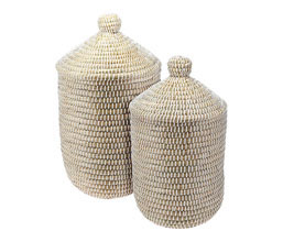 09.7281.0067: Καλάθι ψάθα, καπάκι