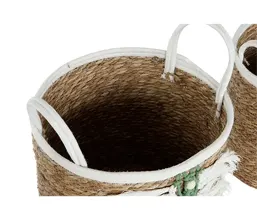 09.7308.0090: καλάθι ψάθα βαμβάκι