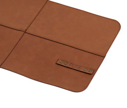 13.7278.0023: Σουπλά καφέ, συνθετικό δέρμα