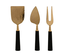 13.7308.0220 - Σετ 3 μαχαιράκια για τυρί, ρητίνη - inox

