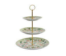 13.7308.0319 - Πιατέλα τριώροφη, κεραμικό μέταλλο

